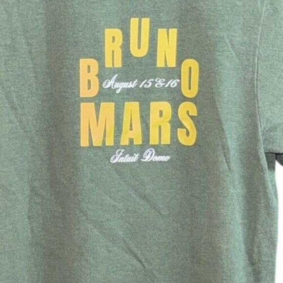 Bruno Mars Los Angeles Intuit Dome Inaugural Concert Tee Clippers Unisex Small - Picture 2 of 5